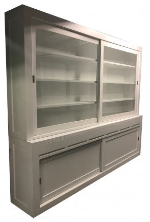 Buffetkast Diemen XL wit strak design laden greeploos 300 x 240cm - nr. 1
