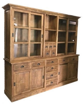 Buffetkast Roermond teak deng kleh 250 x 50/40 x 220cm - nr. 1