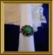 Mooie zilveren ring : groen - 7 - Thumbnail