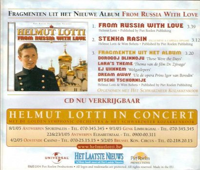 CD Helmut Lotti - From Russia with love - 2