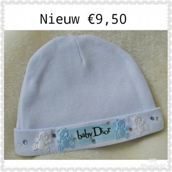 BABY DIOR MUTS LICHTBLAUW MAAT 50/62 - 1