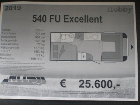 HOBBY EXCELLENT 540 FU NIEUW/AKTIEPRIJS - 7