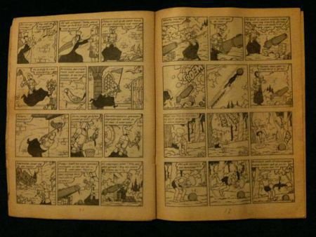 Origineel oud stripboek Jef Nijs 4:De Koningin van Onderland - 5