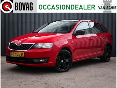 Skoda Rapid Spaceback - 1.2 TSI Greentech Style Edition. Airco, Panoramadak, LM velgen, NL-Auto - 1