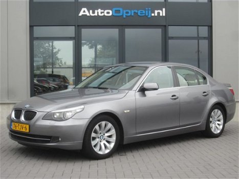 BMW 5-serie - 525i Executive AUTOMAAT Beige Leder, afnb. Trekhaak, PDC achter - 1