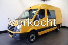 Volkswagen Crafter - 2.0 TDI L2H2 - Dubbel Cabine - Airco - Navi - Trekhaak - € 12.900, - Ex