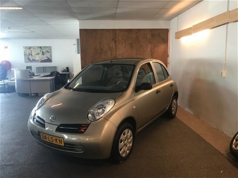 Nissan Micra - 1.2 Visia Apk Nieuw, 2e eigenaar, Goed onderhouden, E-Ramen, 5Drs, Weinig km, Nette s - 1