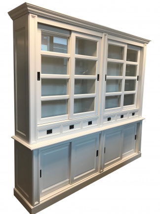 Winkelkast Utrecht wit - wit 260 x 50/45 x 225cm - nr. 1