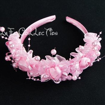 DIADEEM VOOR BRUIDSMEISJES FUCHSIA ROZE - 3