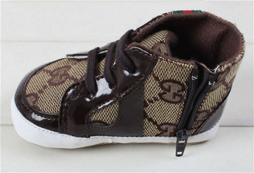 Baby gucci schoenen gympen in bruin maat 17 18/19 20/21 - 3