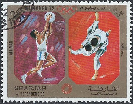 Postzegels Sharjah - 1972 Olympische Spelen (2) - 1