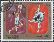 Postzegels Sharjah - 1972 Olympische Spelen (2)