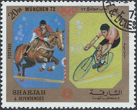 Postzegels Sharjah - 1972 Olympische Spelen (20) - 1