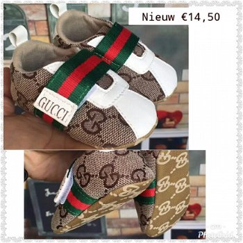 G UCCI BABY SCHOENEN MAAT 18/19 BRUIN - 1