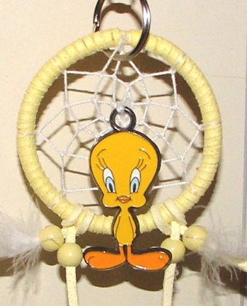 TWEETY (Looney Tunes) Dromenvanger-Tashanger (Sleutelhanger): Ring=6cm - Afbeelding 2