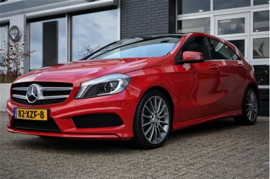 Mercedes-Benz A-klasse - 180 Ambition Aut. AMG-Pakket-Leder-Panoramadak-Xenon-LED-Navigatie-18