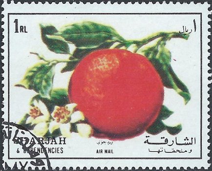Postzegels Sharjah - 1972 Vruchten (1) - 1