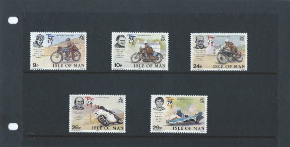 Postzegels Isle of Man - 1982 T.T. Races 1907-1982 (mapje) - 3