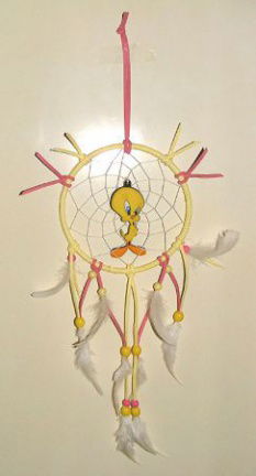 TWEETY Dromenvanger / Dreamcatcher (LOONEY TUNES): Ring=13cm