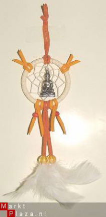 BOEDDHA (slank) Dromenvanger / Dreamcatcher: Ring=6cm