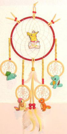 POKÉMON Dromenvanger / Dreamcatcher met 5 Ringen!