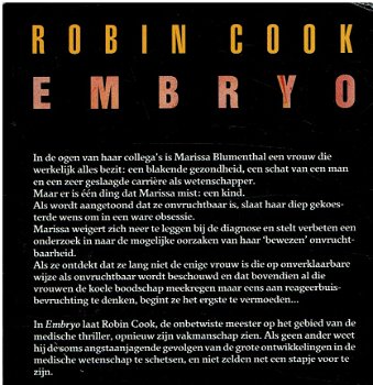 Robin Cook - Embryo - 2