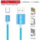 Magnetische mobiele Telefoon led Oplaad Kabel blauw I-Phone Plug - 1 - Thumbnail