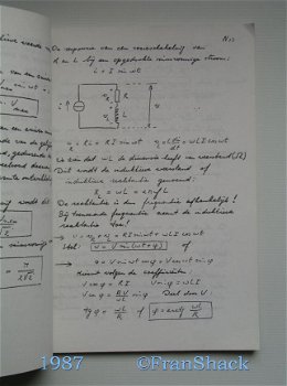 [1987] Syllabus: Netwerktheorie Mod. 2, Theuerzeit, HTG - 4
