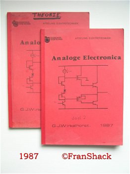 [1987] Syllabi: Analoge Electronica (Deel 1+2), Winkelhorst, HTG - 1