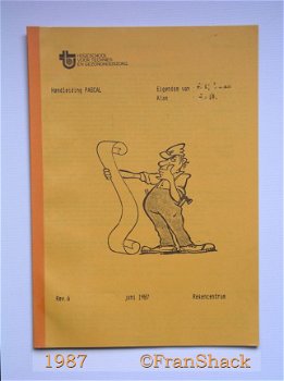 [1987] Syllabus: Handleiding PASCAL, Reken Centrum, HTG - 1