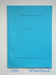 [1988] Syllabus: Handleiding Praktikum Elektrotechniek 1.1 , Mostert e.a., HTG