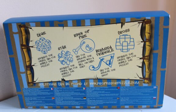 Professor Puzzle Bamboozlers - 5 denkpuzzels van bamboe - Afbeelding 2