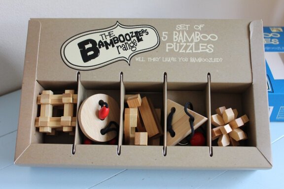 Professor Puzzle Bamboozlers - 5 denkpuzzels van bamboe - Afbeelding 3
