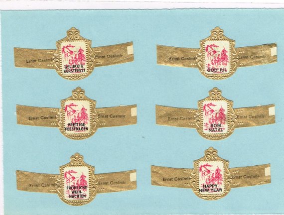 12 sigarenbanden ernst casimir kerstgroeten 2 - Afbeelding 2