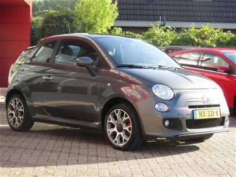 Fiat 500 - 1.4-16V 100PK | AIRCO | HALF LEDER | PDC | SPORTIEF | BOVAG GARANTIE - 1