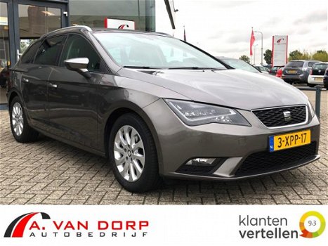 Seat Leon ST - 1.6 TDI Style Business, Navi, Parkeersensoren v+a, Dealeronderhouden - 1