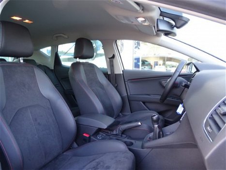 Seat Leon - 1.4 TSI FR Business | Navigatie | Leder/Alcantara | 18 Inch | Bluetooth | Parkeersensore - 1