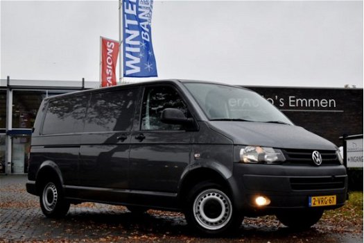 Volkswagen Transporter - 2.0 TDI 140PK L2H1 AIRCO TREKHAAK CD CV+AB EL.RAMEN - 1