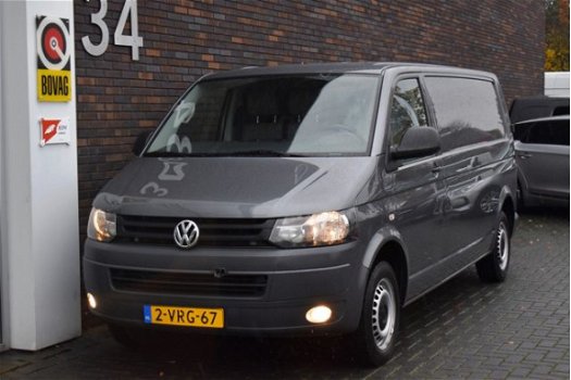 Volkswagen Transporter - 2.0 TDI 140PK L2H1 AIRCO TREKHAAK CD CV+AB EL.RAMEN - 1