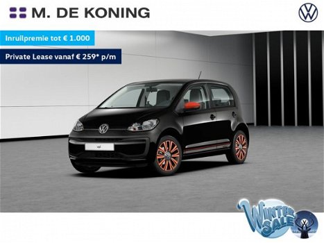 Volkswagen Up! - 1.0/60pk move up · Hot orange design · Regensensor · Airco - 1