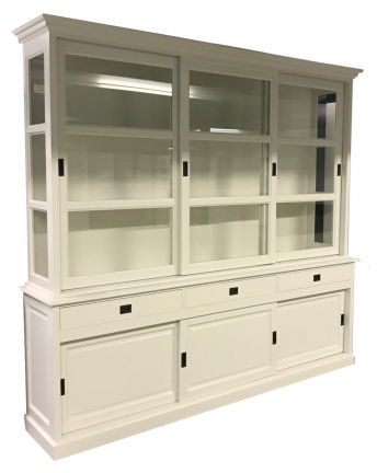 Buffetkast Putten wit - wit 260 x 50/40 x 240cm - nr. 1