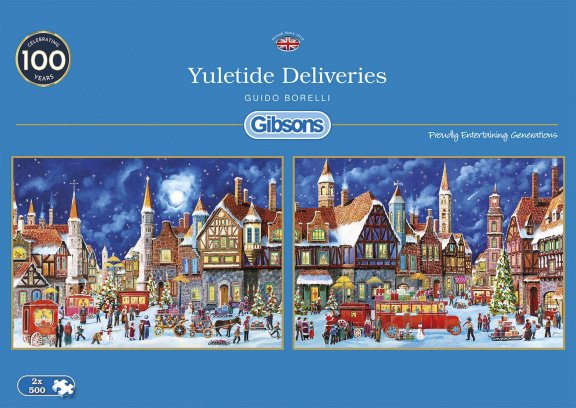 Gibsons - Yuletide Deliveries - 2 x 500 Stukjes - nr. 1