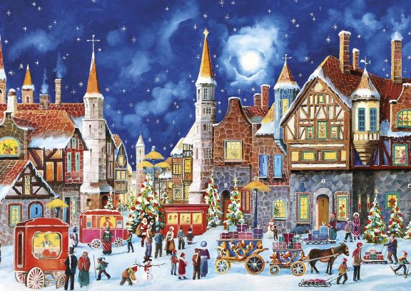Gibsons - Yuletide Deliveries - 2 x 500 Stukjes - Afbeelding 3
