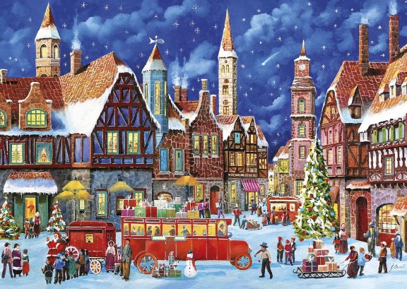 Gibsons - Yuletide Deliveries - 2 x 500 Stukjes - Afbeelding 4