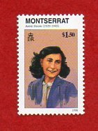 K154 Anne Frank / $ 1.50 Montserrat - 1