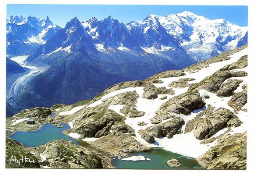 K155 Le Lac et le massif du Mont Blanc / Frankrijk - 1
