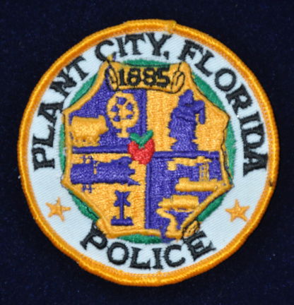 Amerikaanse politie patch Plant city Florida police USA - nr. 1