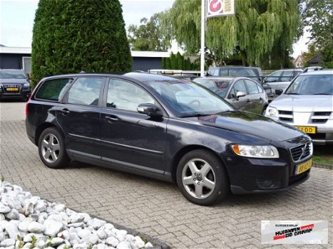 Volvo V50 - 1.6D 2007 Facelift Leer Xenon Zwart - 1