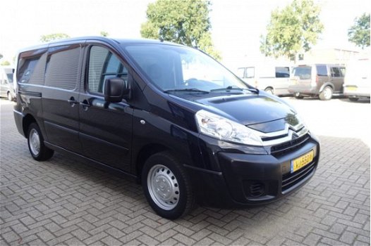 Citroën Jumpy - 12 2.0 HDI 128 pk L2H1 Economy 60.127 km nap / lease € 185 / zwart van kleur / airco - 1