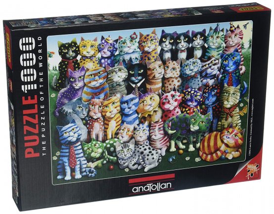 Anatolian - Cat Family Reunion - 1000 Stukjes Nieuw - Afbeelding 3